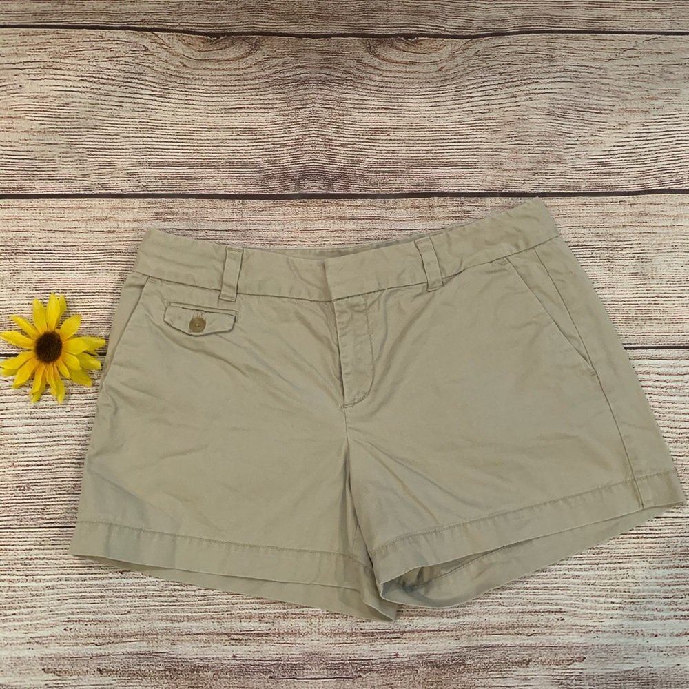 LOFT Tan Khaki Shorts Sz 6
